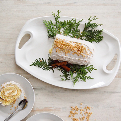 Bûche à l'érable et à la cannelle