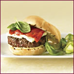 Lamb Burger with Feta Cheese