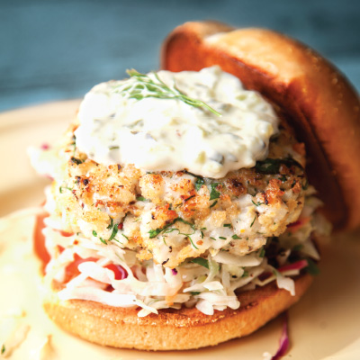 The Crispy Halibut Burger