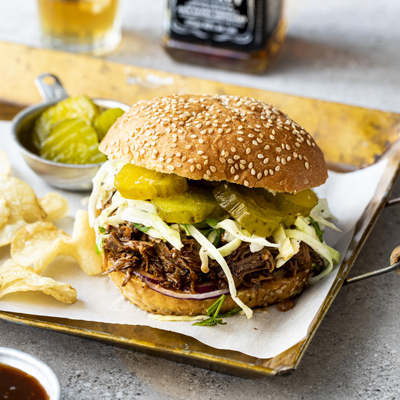 Burger de luxe au rôti de palette