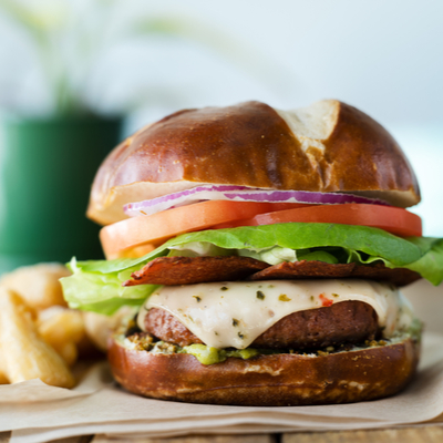 Burgers «Végé» au Cheddar