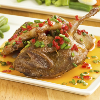 Spicy Quails with Lime