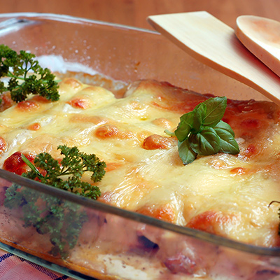 Cannelloni au fromage à la crème et aux noix de Grenoble