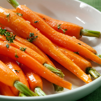 Carottes à la vanille et à la cannelle