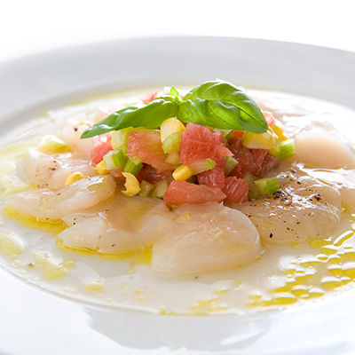 Grapefruit Scallop Ceviche