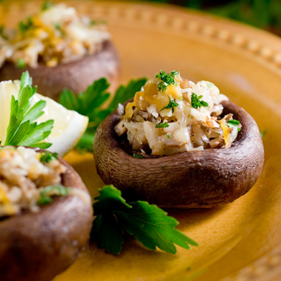 Champignons à l'ail et aux fines herbes