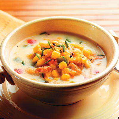 Cheddar and Corn Chowder