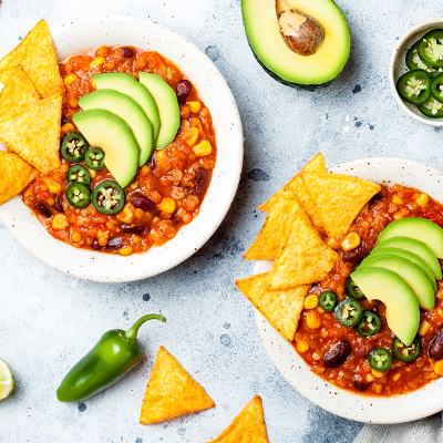 Chili végétarien aux haricots noirs