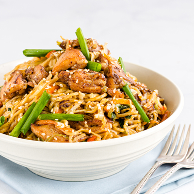 Chow mein au poulet meilleur qu'au restaurant