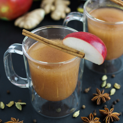 Cidre de pomme maison aux épices chai