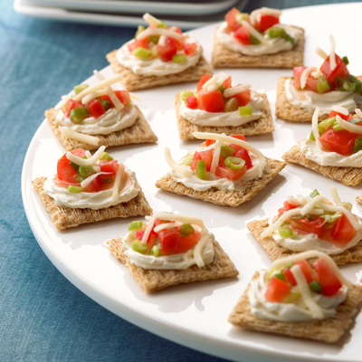 Craquelins Triscuit façon bruschetta