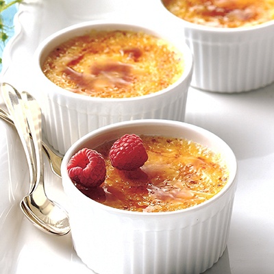 Guilt-Free Fruity Crème Brûlée