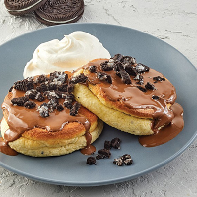 Crêpes soufflées aux biscuits Oreo