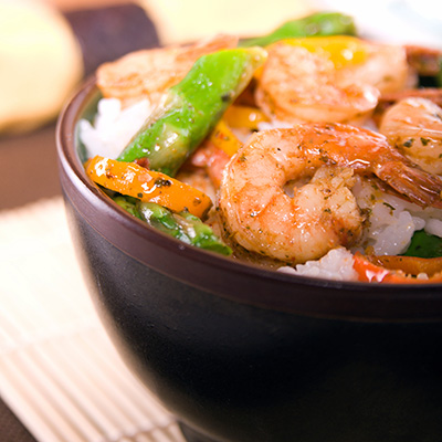 Sizzling Shrimp in Sofrito