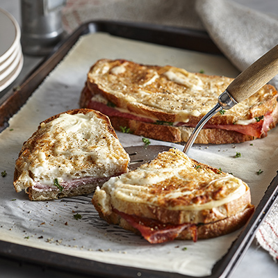 Croque-monsieur jambon et fromage