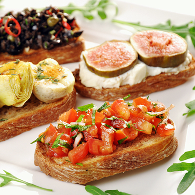 Crostini aux tomates