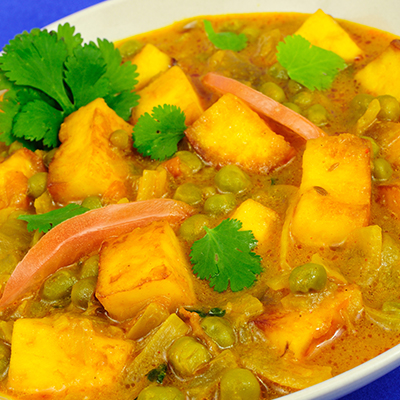 Curry crémeux de légumes aux pommes de terre