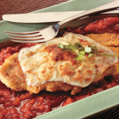 Turkey Cutlets Parmigiana