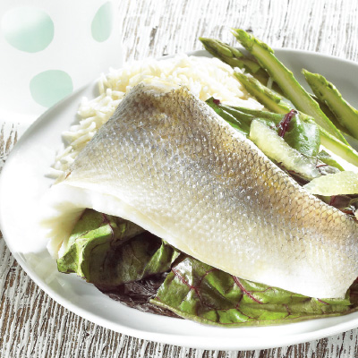 Pickerel Fillets with Swiss chard