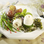 Filets de poisson blanc et salsa verde