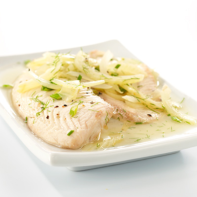 Braised Tilapia Fillets with Fennel