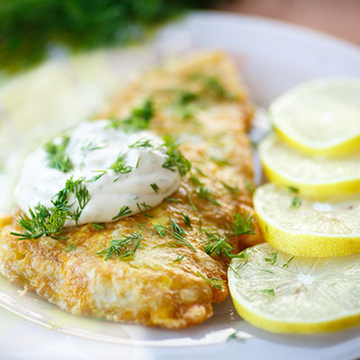 Filets de tilapia, sauce citronnée au yogourt