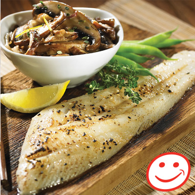 Miso-marinated Turbot Fillets with Mushroom Fricassee