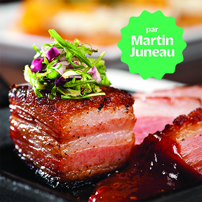 Korean BBQ-style pork belly
