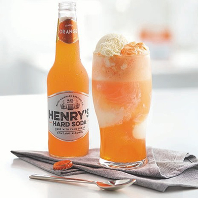 Alcoholic  Soda Float