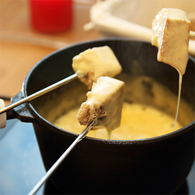 Fondue aux trois fromages