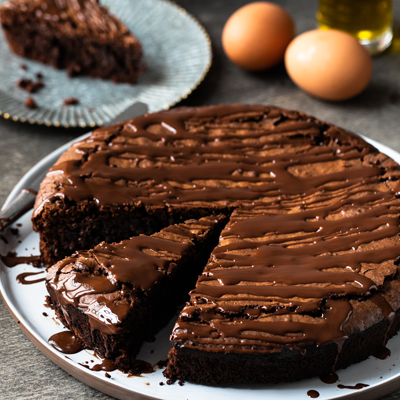 Gâteau au chocolat et amandes