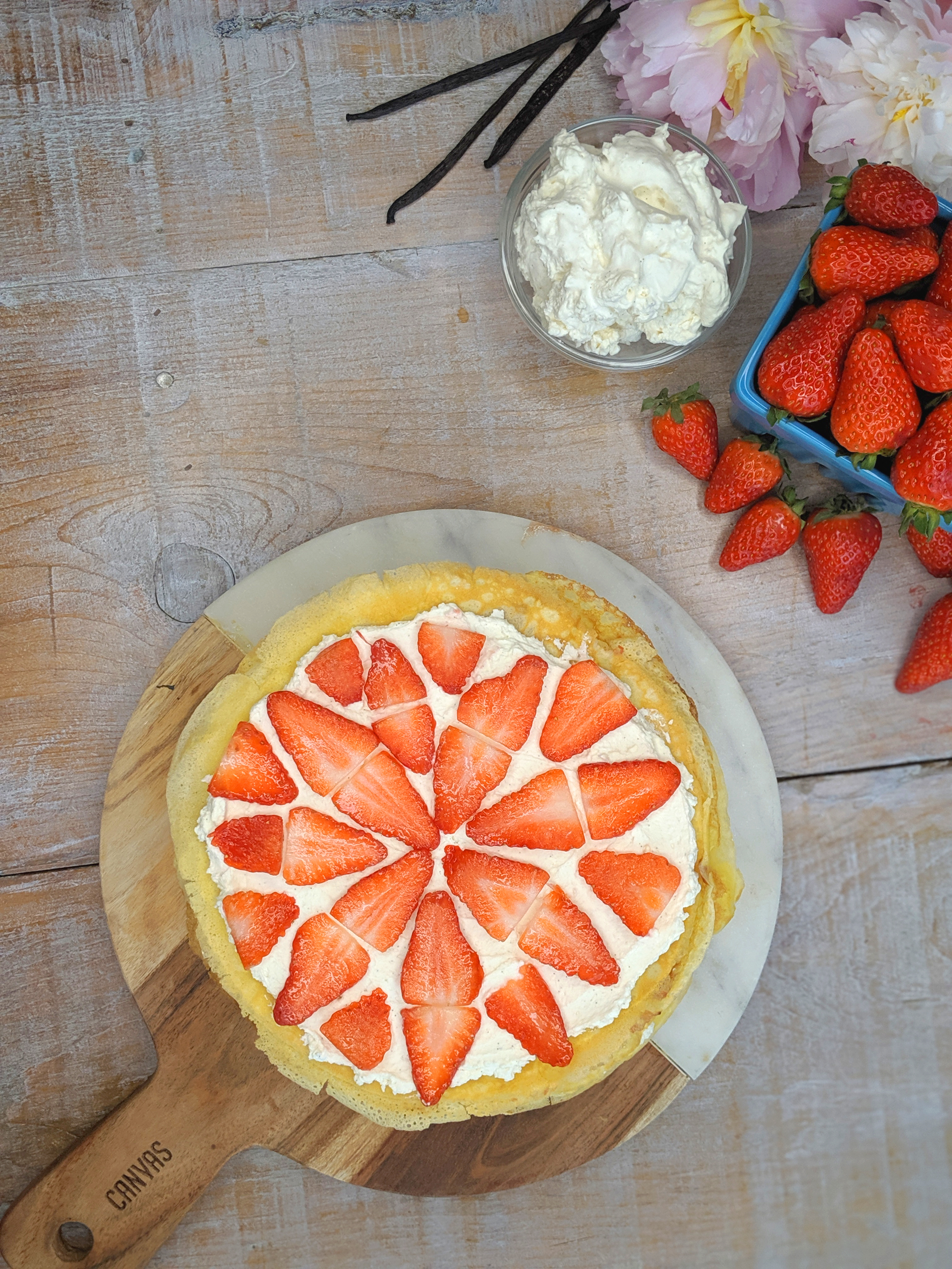 Strawberry Crepe Cake