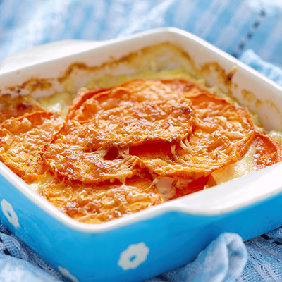 Gratin dauphinois aux patates douces