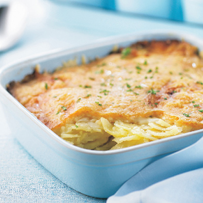 Gratin de pommes de terre à l’ail