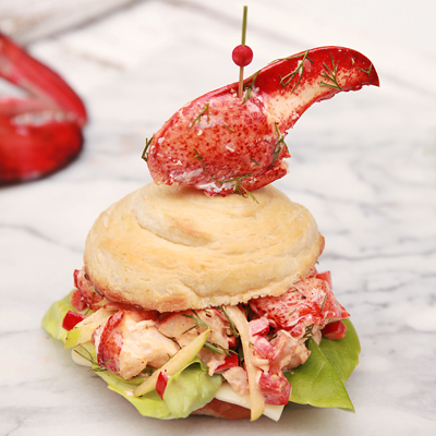 Lobster brioche burger