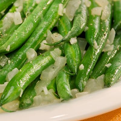 Haricots verts braisés