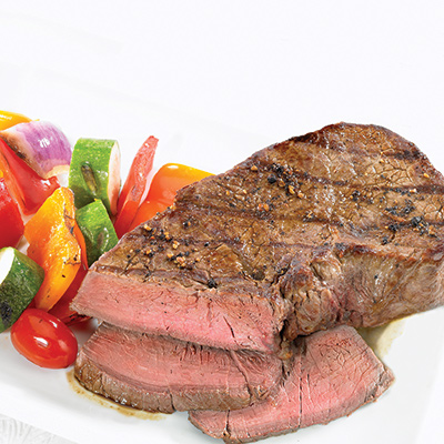 Grilled Orange-pepper Top Sirloin Steak