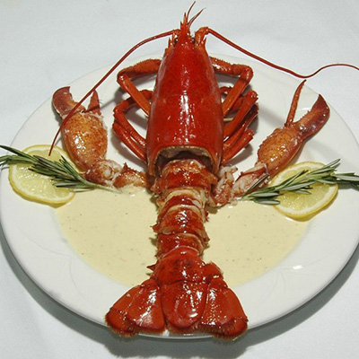 Naked Lobster with Chèvre Ricotta Sauce