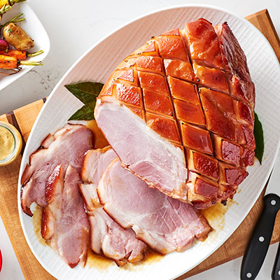 Slow Cooker Maple Glazed Ham