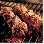 Lamb Kebabs with Peanuts