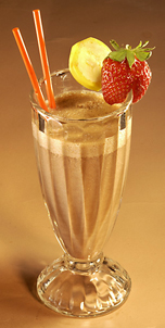 Chocolate and Banana Milk-Shake