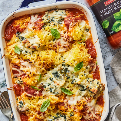 Lasagne à la courge spaghetti