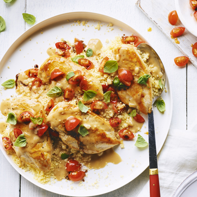 Mijoté de bruschetta au poulet