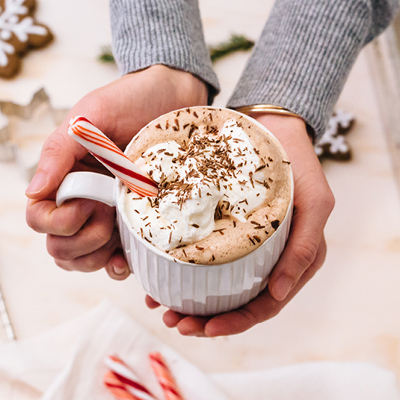 Moka à la menthe poivrée