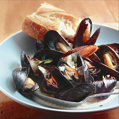 Moules à la crème