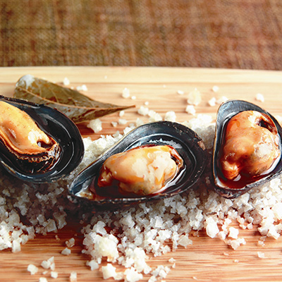 Moules à l’escabèche hors-d’oeuvre froid