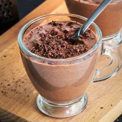 Mousse savoureuse au chocolat