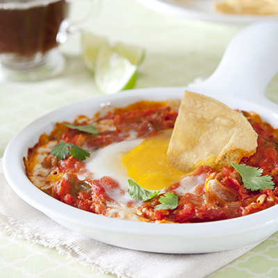 Muffin anglais à la mexicaine (Huevo Ranchero)