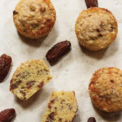 Muffins aux dattes et coco