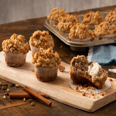 Muffins chai épicé et avoine